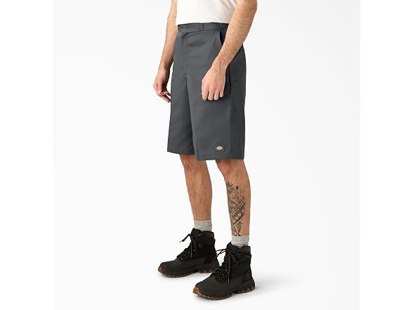Dickies Men (42) Loose Work Shorts Charcoal