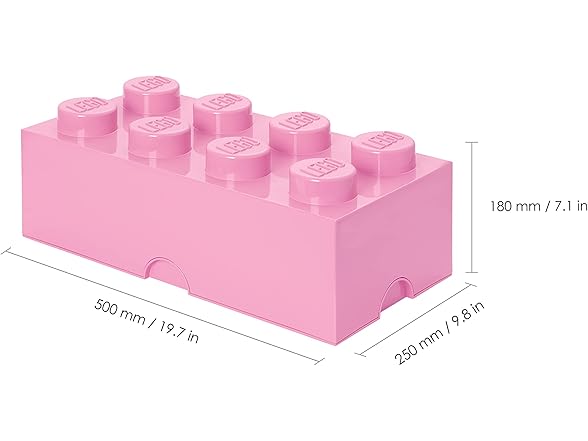 LEGO Light Purple Storage Box Brick
