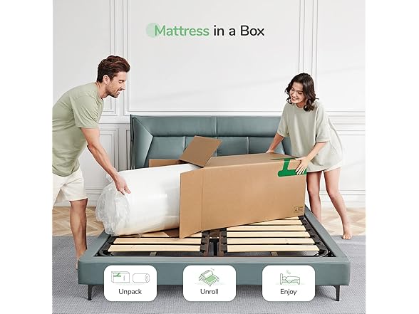 Novilla King Mattress in a Box, Memory Foam Mattress