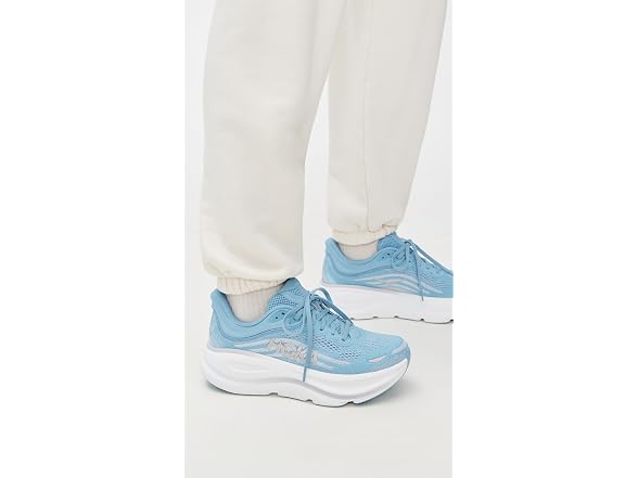 Hoka Women's Bondi 9 Raindrop/Ash Grey 8