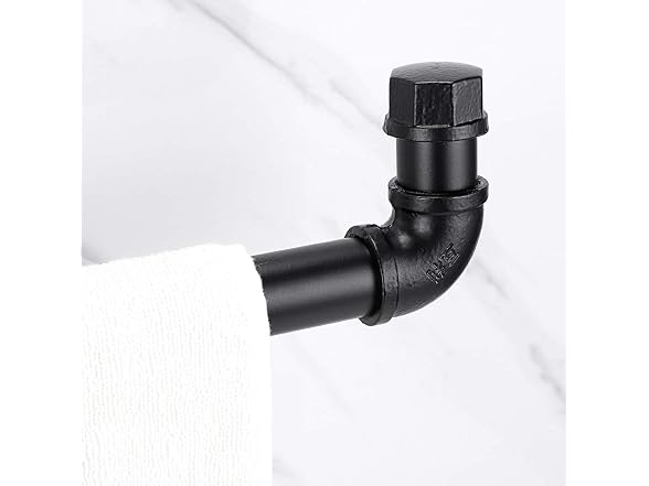 Sumnacon Industrial Iron Pipe Towel Rack