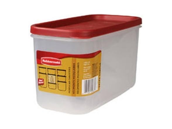 Rubbermaid Dry Food Storage 10 Cup Clear Base