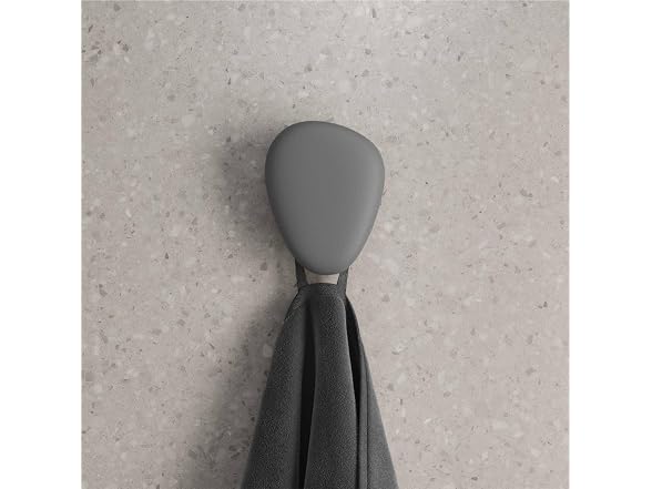 Swiss Madison Plaisir Concrete Bathroom Robe Hook in Gray