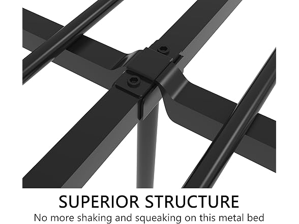 Dolonm Vintage Full Metal Bed Frame