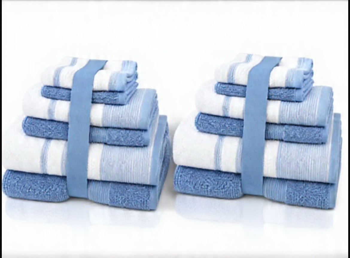 6-Piece or 12-Piece 2Tone Towel Sets - Gallery 16