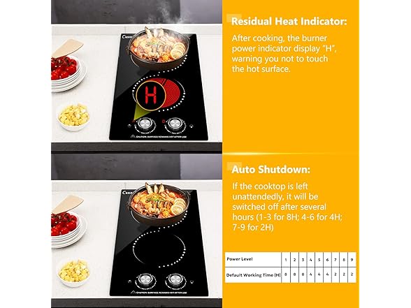Portable Electric Cooktop (Knob Control)