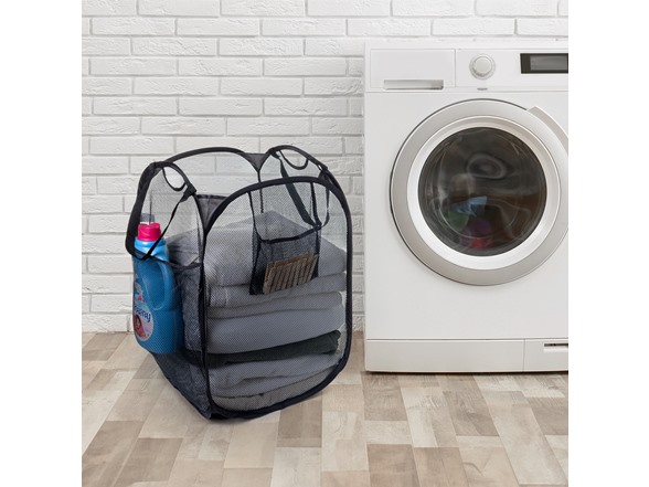 Smart Design Black Pop-up Hamper