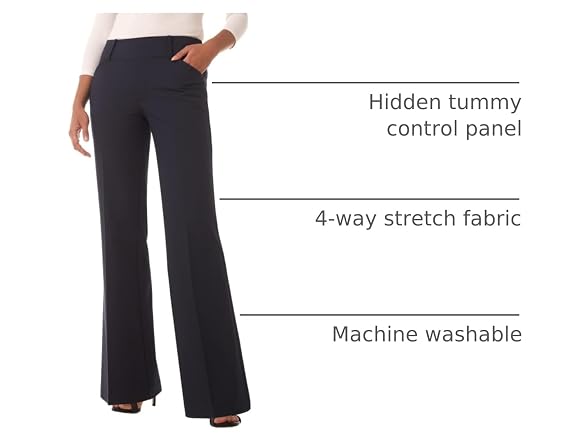 Rekucci Women (8) Smart Stretch Desk Dinner Pant