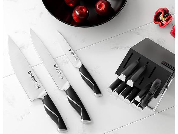 BRODARK 15 Pcs Sharp Knives Set