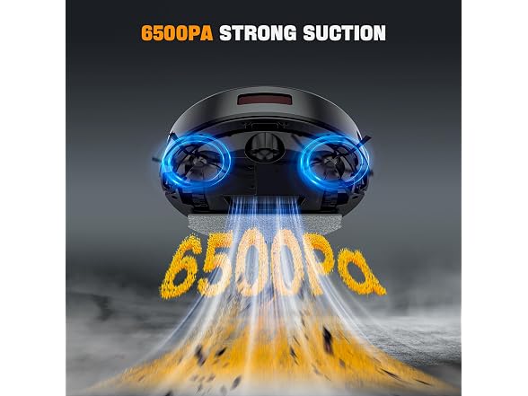 Robot Vacuum and Mop, 6500Pa Suction, 2 in 1
