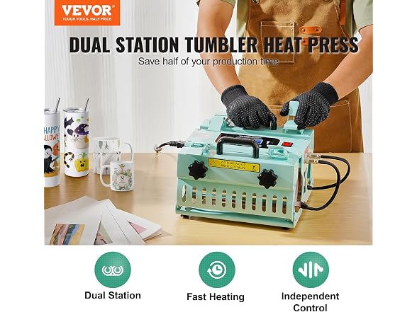 VEVOR Tumbler Heat Press Machine, 2