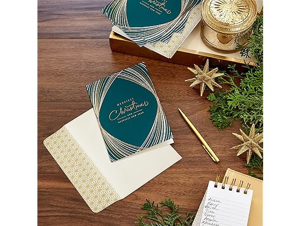 Hallmark Boxed Christmas Cards, Merriest