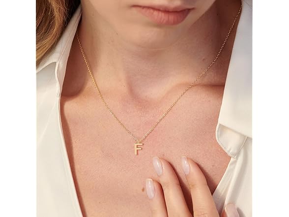 BSGRL Initial necklace-"F"