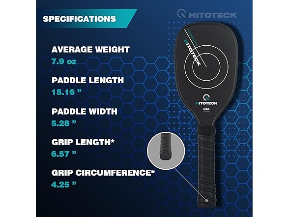 HITOTECK Pickleball Training Paddle