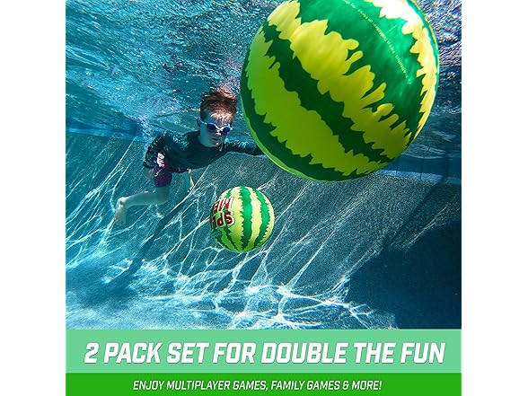 GoSports Splash Melon Pool Ball Party Toy