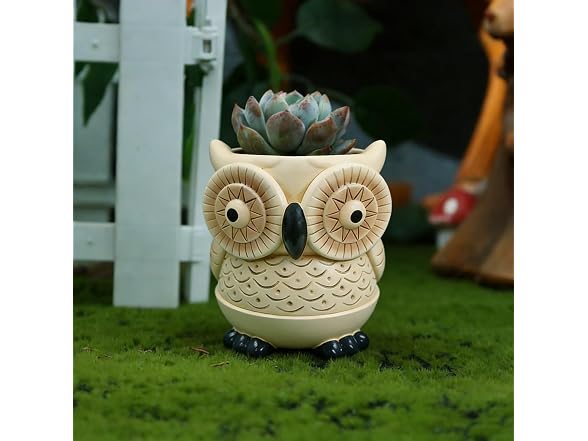 TUKRKRS GAR-59 Animal Succulent Plant Pots Decor