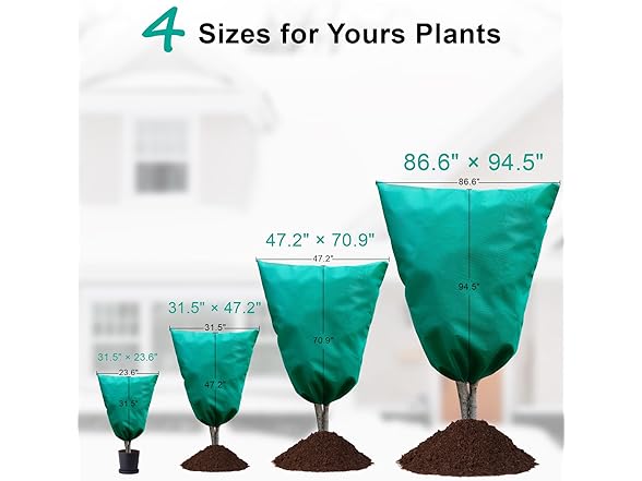 Insoma 2 Packs Plant Covers Freeze Protection