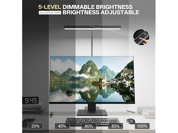 12W LED Desk Lamp for Home Office