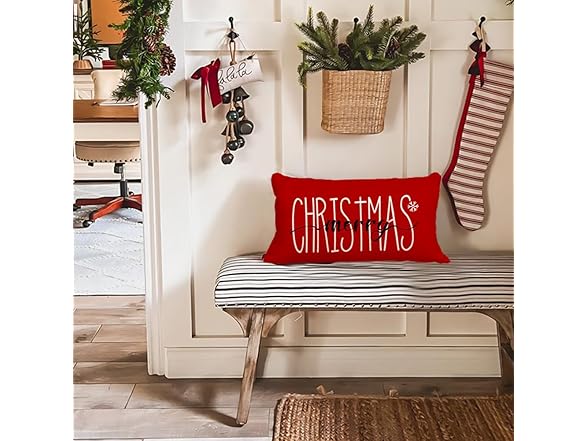 ARGOOFG Christmas Pillow Covers - 12x2