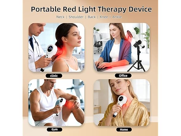 Handheld Red Light Therapy Device