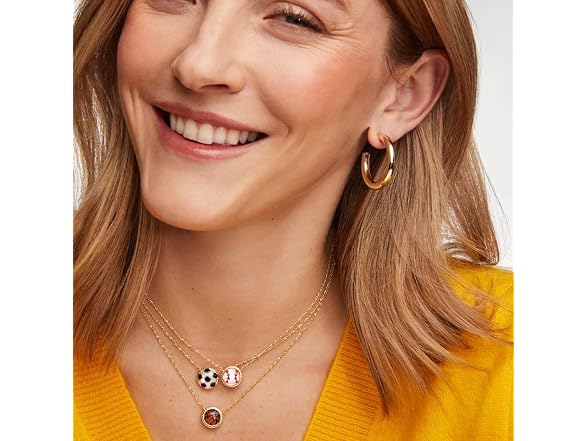 Womens Soccer Short Pendant Necklace