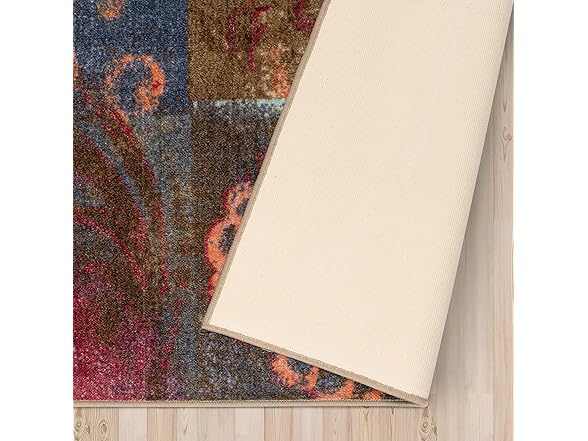 Superior Non-Slip Emory Indoor Area Rug Washable, Brown