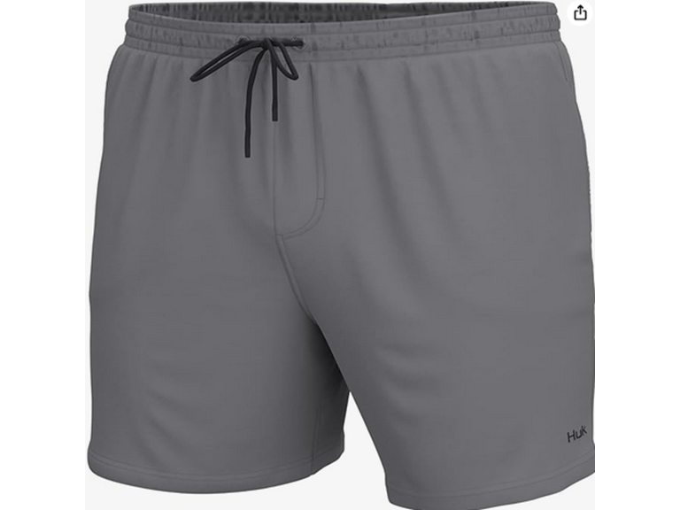 HUK Men's Standard Pursuit Volley, Quick-Dry Fishing Shorts, Night Owl, X-Large