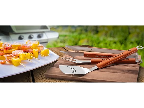 LOS ANGELES CHARGERS Classic Series 3Piece BBQ Set