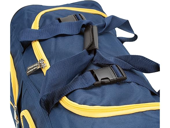 Rockland Rockland Rolling Duffel Bag, Navy, 40-Inch