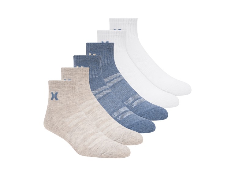 Hurley Men's 12-Pairs Quarter Crew Socks - Gallery 15
