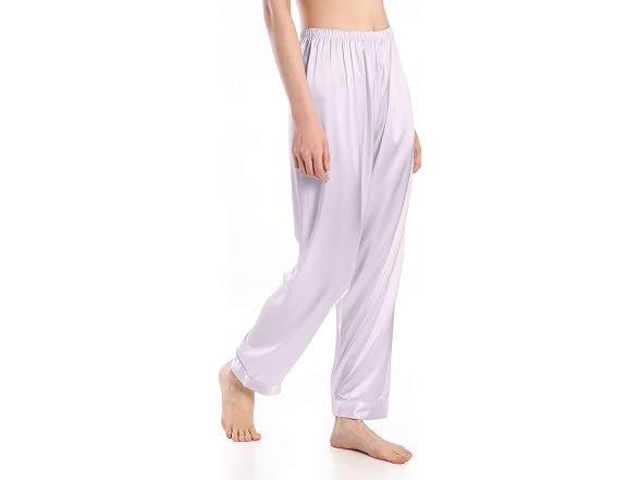 Wantschun Women (S) Satin Silk Sleepwear Trousers