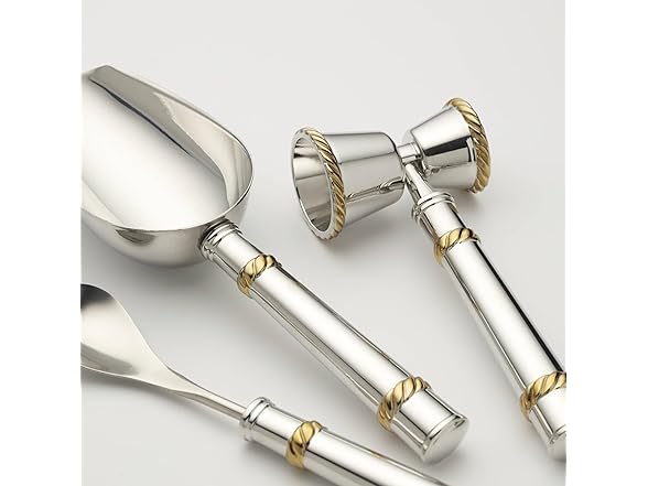 Reed and Barton Roseland 5-Piece Bar Tool Set