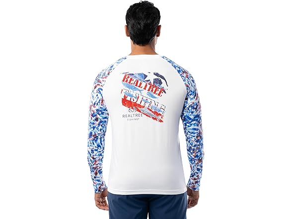 Realtree Men Long Sleeve Performance Fishing Shirt