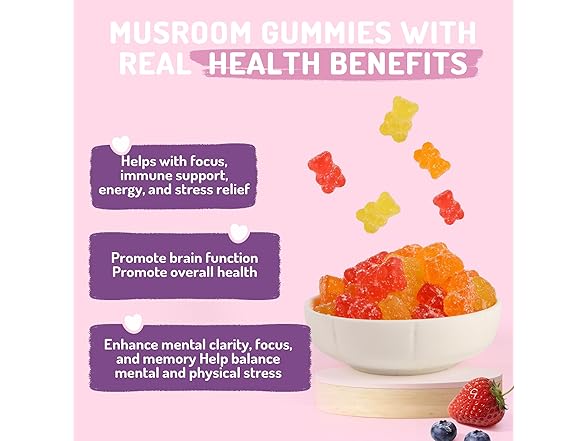 Ashwagandha and Mushroom Gummies