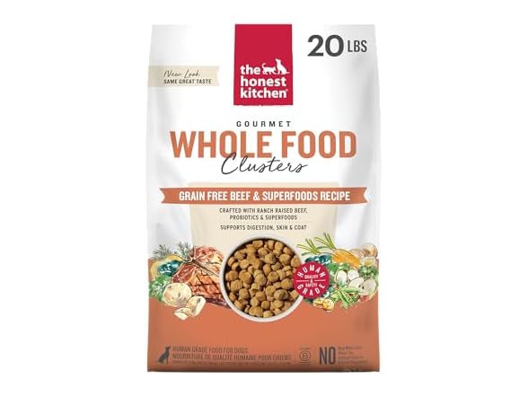 Beef Dog Food Clusters 20lb
