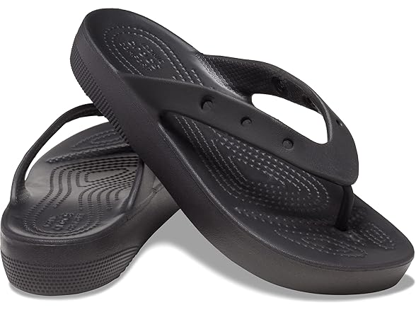 Crocs Classic Platform Women's Flip Black