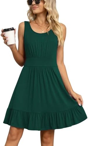 Women's Casual Pleated Beach Dresses