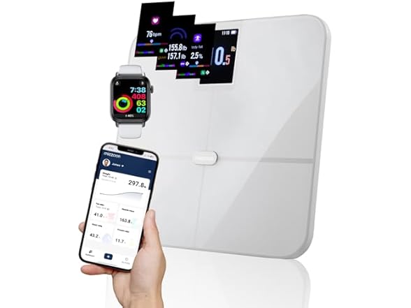 BodyEdge Pro - 4 Electrode Smart Scale for Body Weigh