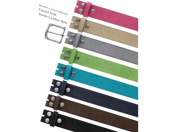 Belts.com Men (36) Belt Rounded Edge Heel Bar Belt