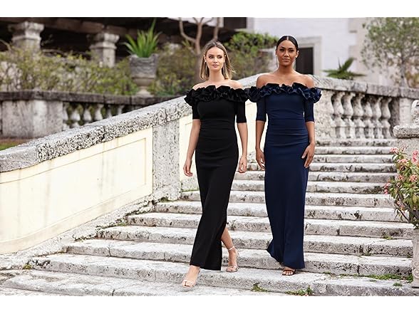 Women's Long Off The Shoulder Dress