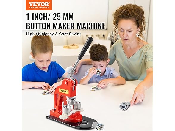 VEVOR Button Maker Machine - 25mm