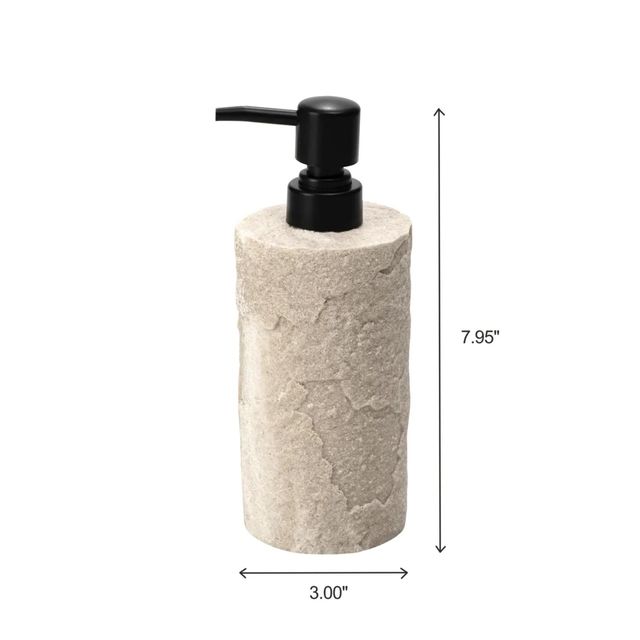 J&V Textiles Bathroom Accessories Set TAN - Gallery 12