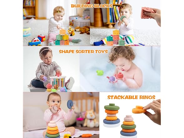 Montessori Toys for Babies 6-12 Months