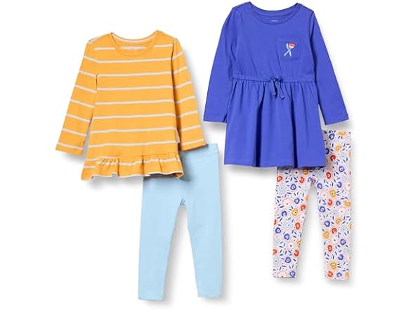 Amazon Essentials Girls' Long-Sleeve Out