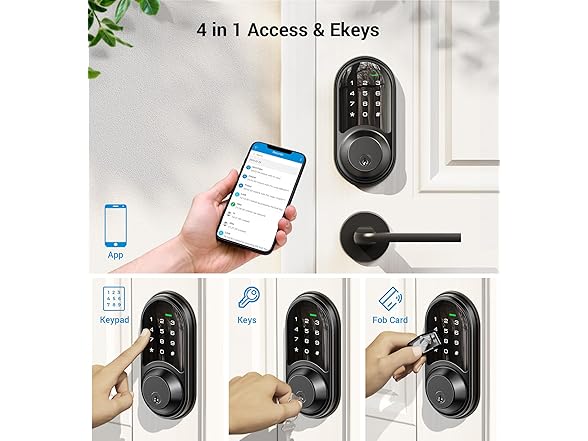 Veise RZ06 Smart Lock for Front Door