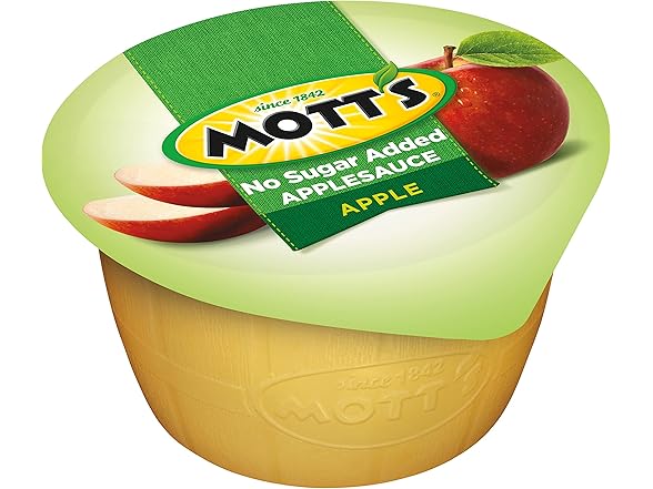 Mott's No Sugar Added Applesauce, 3.9 oz