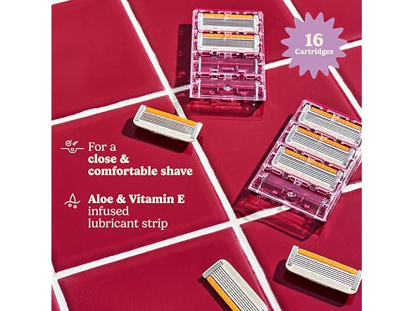 Dollar Shave Club Women Razor Refills 16 Pk