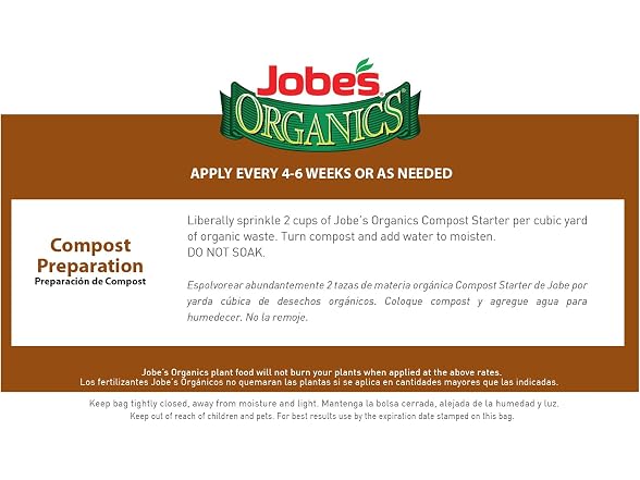 Jobe's 09926 Organic Compost Starter
