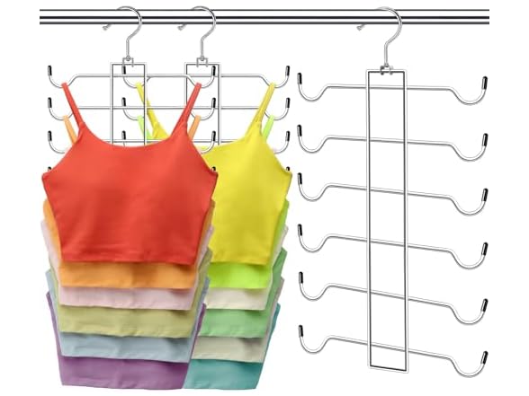 2 Pack Space Saving Tank Top Hangers
