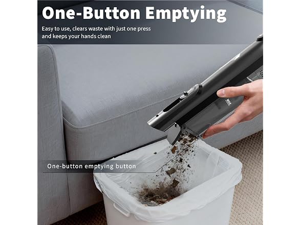 AYONTIN Lightweight Stick Vacuum w/LED